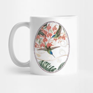 Tropical Mint and Coral Collage Mug